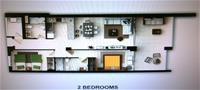 Plan 2 bedrooms 